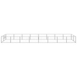 Dog Kennel Silver 16 m Steel 3082124