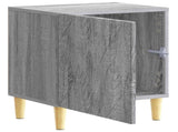 Bedside Table 2 pcs Grey Sonoma 43 x 34.5 x 50 cm 895038