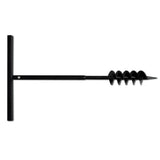 Ground Drill with Handle 100 mm with Extension Tube 13 m Steel 270521