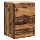 ZNTS Garage Storage Cabinet Old Wood 60x51x85 cm Solid Wood Pine 860605