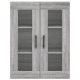 Wall Mounted Cabinet Grey Sonoma 69.5x34x90 cm 828506