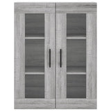 Highboard Grey Sonoma 69.5x34x180 cm Engineered Wood 3198495