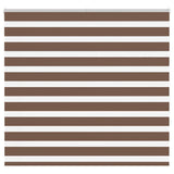 Zebra Blind Brown 165x150 cm Fabric Width 160.9 cm Polyester 4014352
