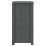 Book Cabinet Grey 80x35x68 cm Solid Wood Pine 821676