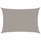 Sunshade Sail 160 g/m Rectangular Light Grey 5x7 m HDPE 4001994