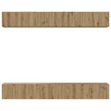 TV Cabinet Set Wall-mounted 6 pcs Artisan Oak Engineered Wood 3393476