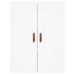 Highboard White 69.5x34x180 cm Engineered Wood 3199593