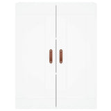 Highboard White 69.5x34x180 cm Engineered Wood 3199593