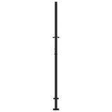 Garden Gate Black 100x175 cm Steel Cross Design 4101002