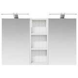 Bathroom Cabinet Set 3 pcs 80 x 10.5 x 50 cm Engineered wood 3403656