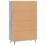 Highboard Grey Sonoma 69.5x31x115 cm Engineered Wood 828210