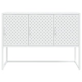 Sideboard White 105x35x75 cm Steel 335869
