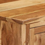 Sideboard Solid Acacia Wood 60x35x76 cm Brown 246135