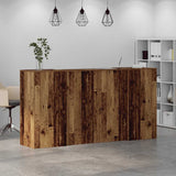 Reception Desk Old Wood 200x50x103,5 cm Engineered Wood 3324221