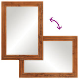 Bathroom Mirror 50x70 cm Solid Wood Acacia and Glass 377590