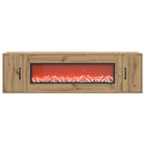 Electric Fireplace Artisan Oak 155 x 30 x 44 cm Engineered wood 8021022