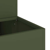 Garden Planter Olive Green 100 x 60 x 45 cm Cold-rolled Steel 865872