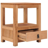 bedside Cabinet 40x30x50 cm Solid Teak Wood 287228