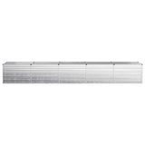 Raised Garden Bed Silver 400 x 80 x 55 cm galvanized 8006434