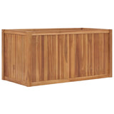 Raised Bed 100x50x50 cm Solid Teak Wood 48971