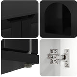 Cat House Black 85 x 55 x 50.5 cm Engineered Wood 8000717
