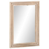 Bathroom Mirror 50x70 cm Solid Wood Mango and Glass 377592