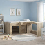 Kids'High Bed Frame 2 pcs Sonoma 163 x 101.1 x 68.5 cm 3422573