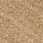 Hand-Woven Jute Area Rug 120x180 cm Natural 133217