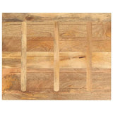 Table Top 90x80x3.8 cm Rectangular Solid Wood Mango 371546