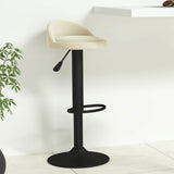 Bar Stool Cream Velvet 333589