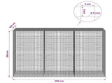 Gabion with 5 mm Wire and 5x5 cm Mesh 300x100x200 cm 3464400