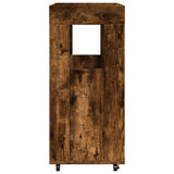 Bar Cart Smoked Oak 60x39.5x89 cm Engineered Wood 848273