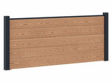 Fence Panel WPC and Aluminium Brown 42039070