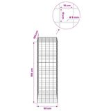 Gabion with 5 mm Wire and 10x10 cm Mesh 50x100x150 cm 3465331