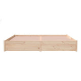 Bed Frame without Mattress Solid Wood 200x200 cm 814969