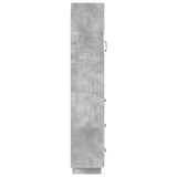 Cabinet Set 2 pcs Concrete Grey 33 x 34.5 x 87 cm 3416811
