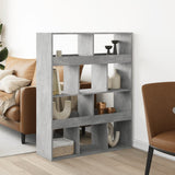 Room Divider Concrete Grey 100x33x125.5 cm Engineered Wood 3309522