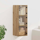 Wall Cabinet Artisan Oak 35 x 37 x 102 cm Engineered Wood 882908