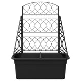 Planter Trellis Anthracite 58 x 29 x 78 cm PP 42033398