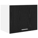 Hanging Cabinet 2 pcs Black Oak and White 50 x 31 x 40 cm 884149