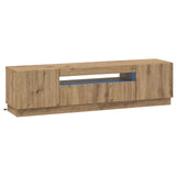 LED TV Cabinet Artisan Oak Engineered Wood 897354