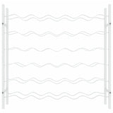 Wine Rack for 36 Bottles White Metal 340910