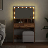 Dressing Table Old Wood 80 x 41 x 134.5 cm Engineered Wood 871537