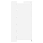 ZNTS Shoe Cabinet White 52x37.5x100 cm Engineered Wood 848437