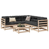 6 Piece Garden Sofa Set Solid Wood Pine 3299441
