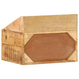 Bedside Cabinet Brown 40 x 30 x 30 cm Solid Mango Wood 374094