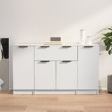 Sideboards 3 pcs White Engineered Wood 3115828
