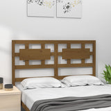Bed Headboard Honey Brown 205.5x4x100 cm Solid Wood Pine 818063