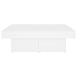 Coffee Table White 90x90x28 cm Engineered Wood 806912