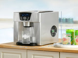 Ice Maker Machine and Water Dispenser, Counter Top Ice Maker for Home with 3L Tank, Adjustable T3398P344366